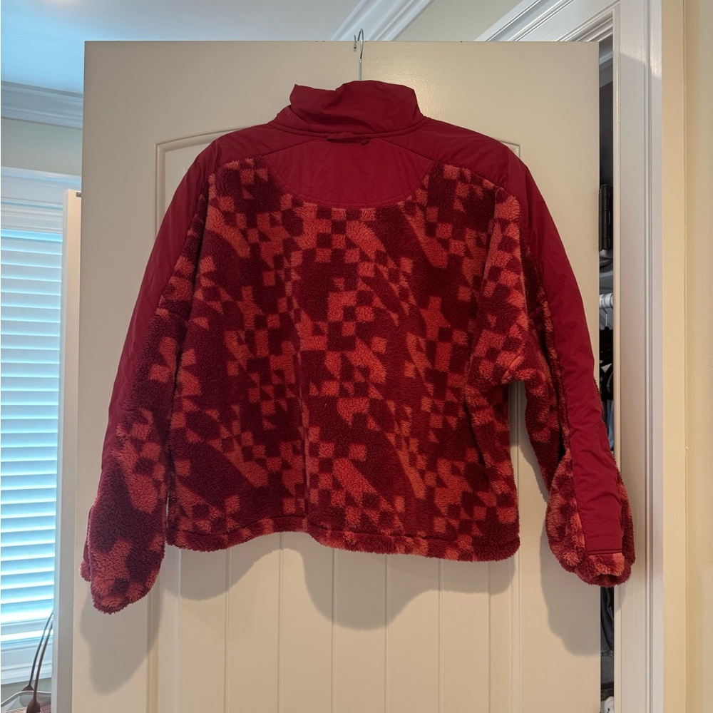JoyLab Red Patterned Jacket - Picture 2 of 2